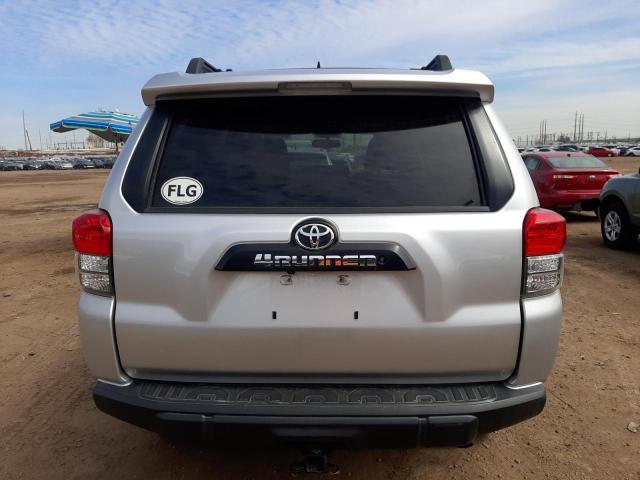 JTEBU5JR8B5070600 - 2011 TOYOTA 4RUNNER SR5 SILVER photo 6