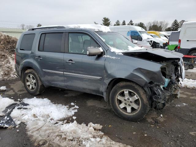 5FNYF4H87AB014984 - 2010 HONDA PILOT TOURING GRAY photo 4