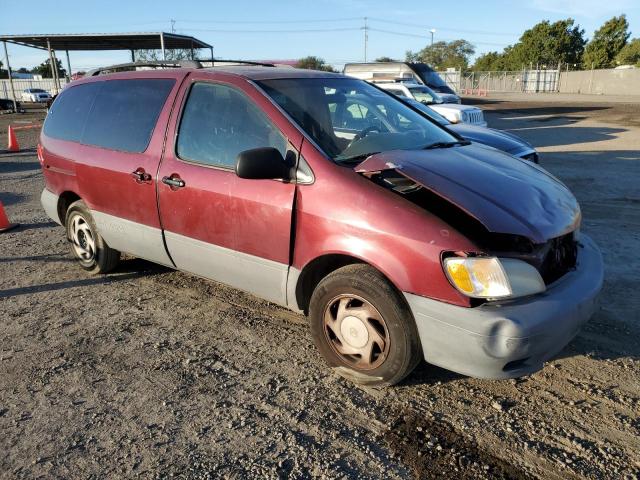 4T3ZF13C21U332746 - 2001 TOYOTA SIENNA LE MAROON photo 4