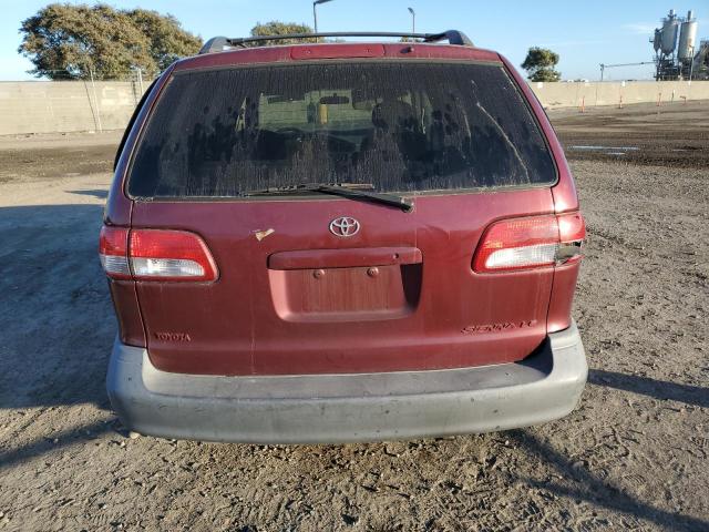 4T3ZF13C21U332746 - 2001 TOYOTA SIENNA LE MAROON photo 6