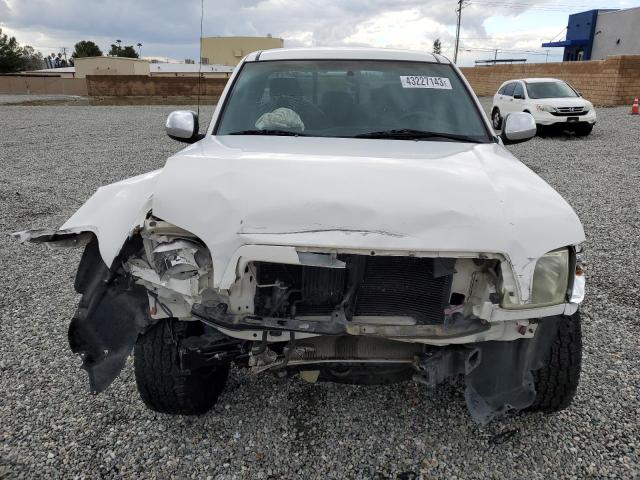 5TBRU34126S479522 - 2006 TOYOTA TUNDRA ACCESS CAB SR5 WHITE photo 5