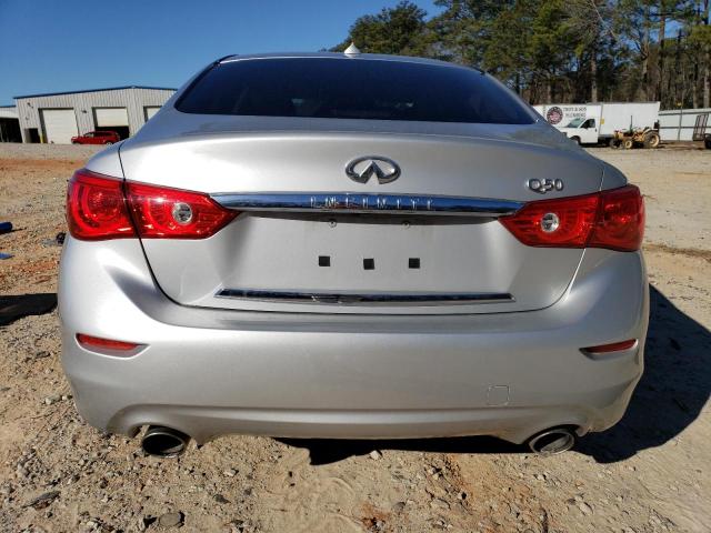 JN1CV7AP5HM640229 - 2017 INFINITI Q50 BASE SILVER photo 6