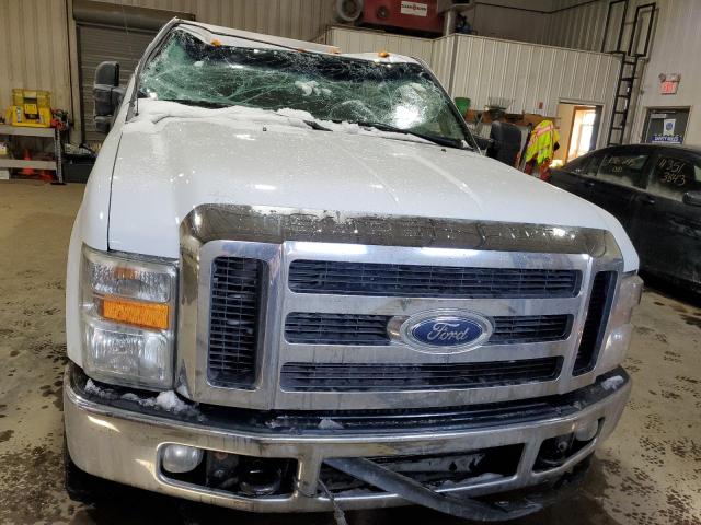 1FTWW31R08EB81784 - 2008 FORD F350 SRW SUPER DUTY WHITE photo 5