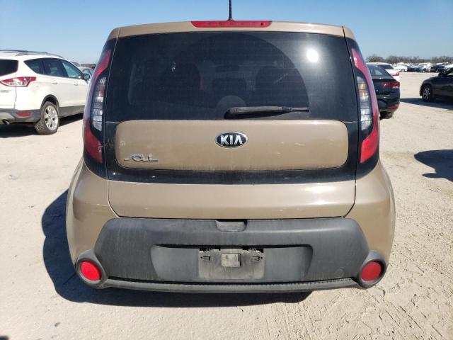 KNDJN2A22G7290602 - 2016 KIA SOUL BROWN photo 6