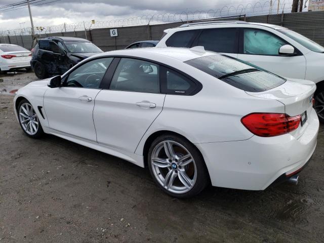 WBA4E3C50HG187297 - 2017 BMW 440I GRAN COUPE WHITE photo 2