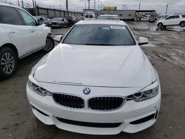 WBA4E3C50HG187297 - 2017 BMW 440I GRAN COUPE WHITE photo 5