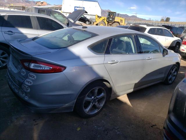 3FA6P0LU3DR163192 - 2013 FORD FUSION SE HYBRID SILVER photo 3