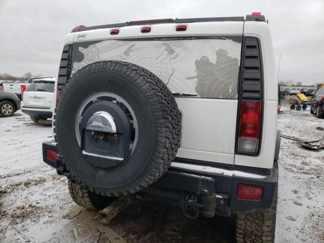 5GRGN23U46H117051 - 2006 HUMMER H2 WHITE photo 6