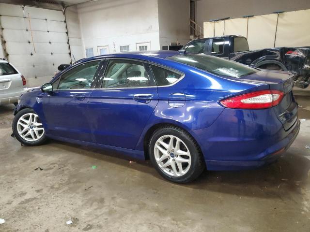 1FA6P0H7XE5389544 - 2014 FORD FUSION SE BLUE photo 2