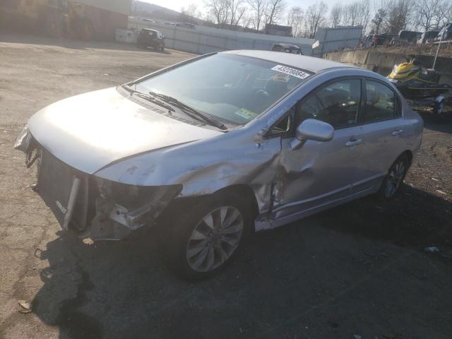 2HGFA16519H361165 - 2009 HONDA CIVIC LX SILVER photo 1