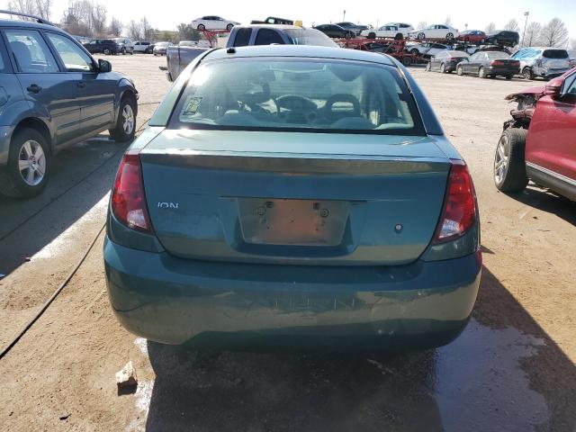 1G8AL55F86Z198007 - 2006 SATURN ION LEVEL 3 TEAL photo 6