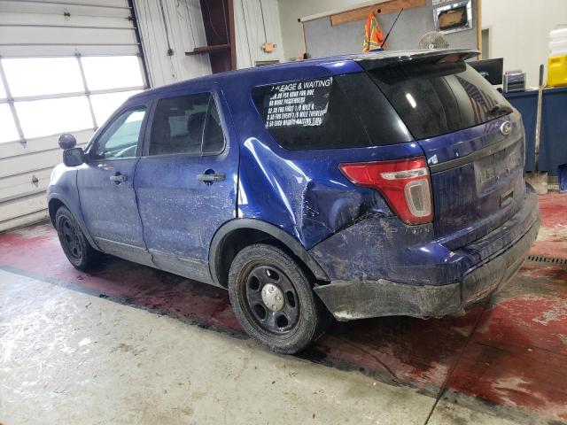 1FM5K8AR3EGC60947 - 2014 FORD EXPLORER POLICE INTERCEPTOR ლურჯი ფოტო 2