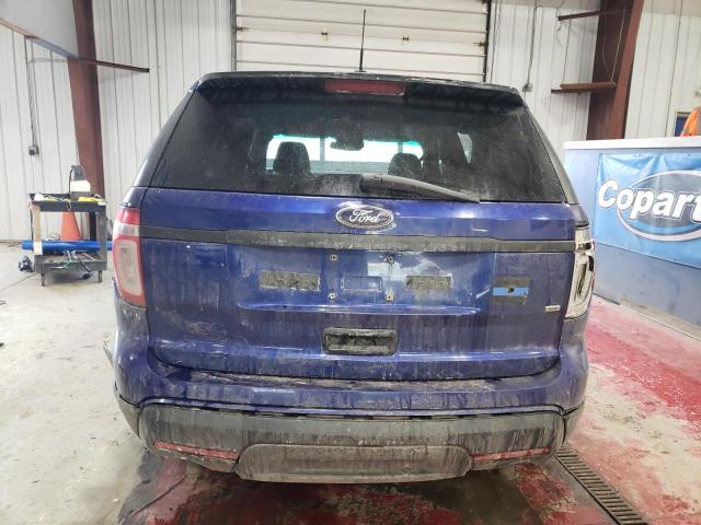 1FM5K8AR3EGC60947 - 2014 FORD EXPLORER POLICE INTERCEPTOR ლურჯი ფოტო 6