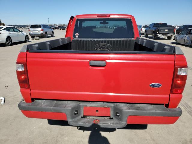 1FTYR10U92PB66447 - 2002 FORD RANGER RED photo 6