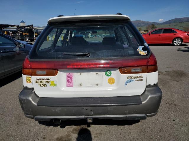 4S3BG6858T7975770 - 1996 SUBARU LEGACY OUTBACK WHITE photo 6