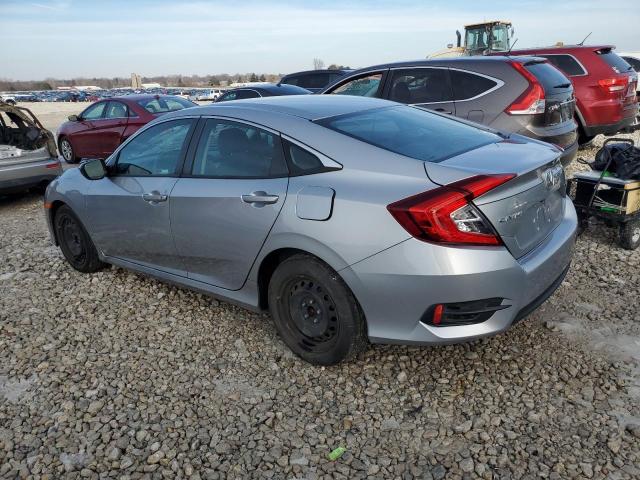 2HGFC2F51JH588733 - 2018 HONDA CIVIC LX SILVER photo 2