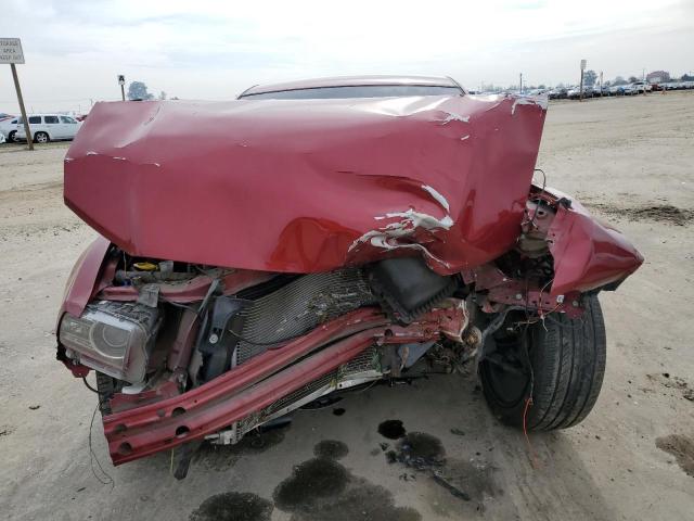 1ZVBP8AM5E5216809 - 2014 FORD MUSTANG BURGUNDY photo 5