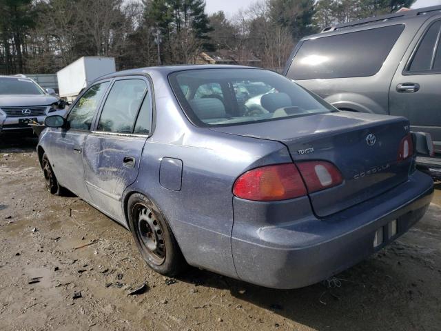 2T1BR12E7XC256892 - 1999 TOYOTA COROLLA VE BLUE photo 2