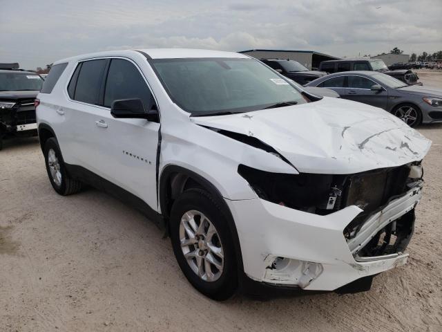 1GNERFKW8LJ307521 - 2020 CHEVROLET TRAVERSE LS WHITE photo 4