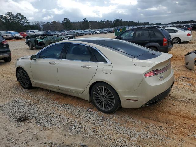 3LN6L2G96GR610718 - 2016 LINCOLN MKZ CREAM photo 2