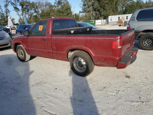1GTCS14H938277250 - 2003 GMC SONOMA RED photo 2