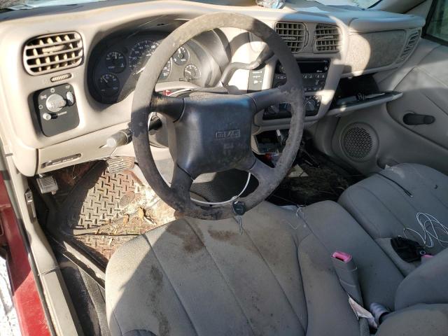 1GTCS14H938277250 - 2003 GMC SONOMA RED photo 8
