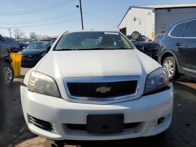 6G1MK5U2XCL606716 - 2012 CHEVROLET CAPRICE POLICE WHITE photo 5