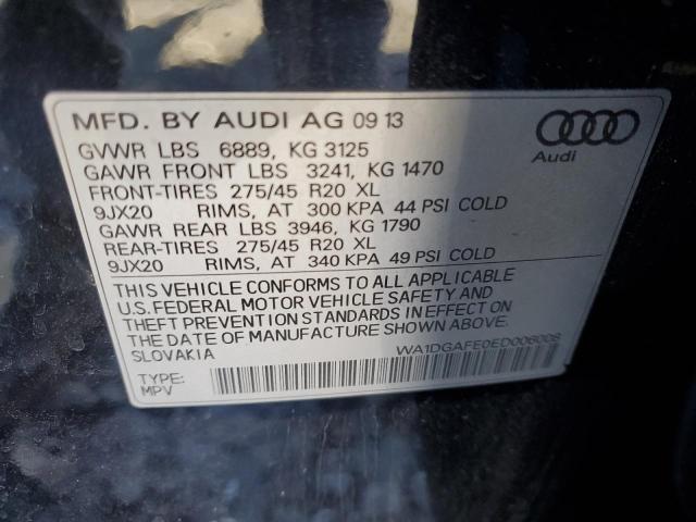 WA1DGAFE0ED006008 - 2014 AUDI Q7 PRESTIGE 黑色 照片 13