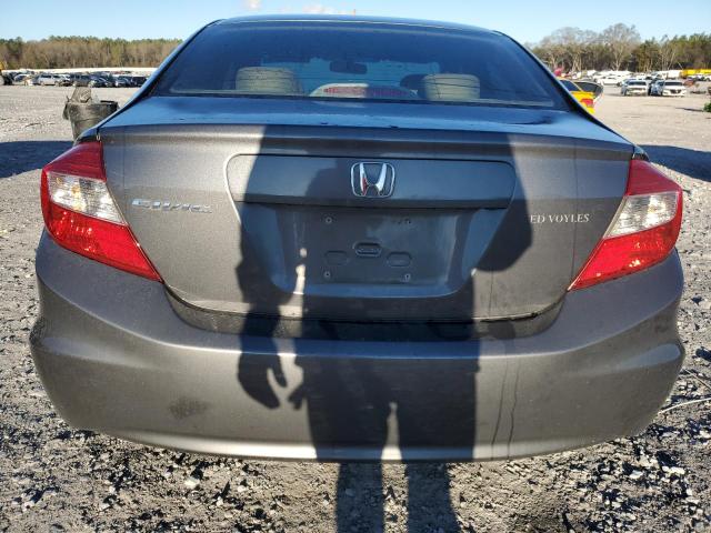 19XFB2F5XCE056820 - 2012 HONDA CIVIC LX CHARCOAL photo 6