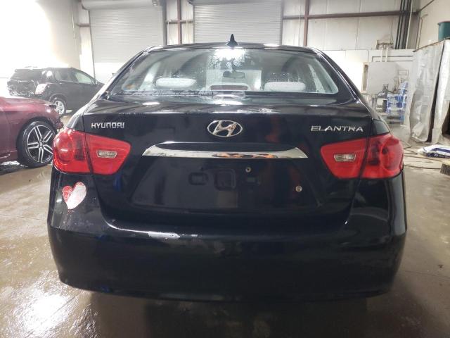 KMHDU4AD4AU977629 - 2010 HYUNDAI ELANTRA BLUE BLACK photo 6