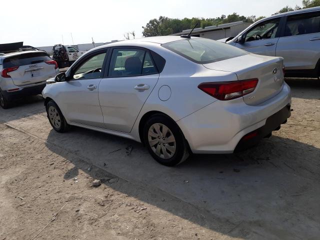 3KPA24AD6LE288528 - 2020 KIA RIO LX SILVER photo 2