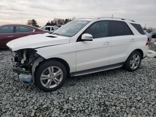 4JGDA5HB3EA285534 - 2014 MERCEDES-BENZ ML 350 4MATIC WHITE photo 1