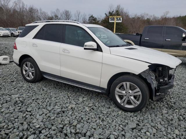 4JGDA5HB3EA285534 - 2014 MERCEDES-BENZ ML 350 4MATIC WHITE photo 4