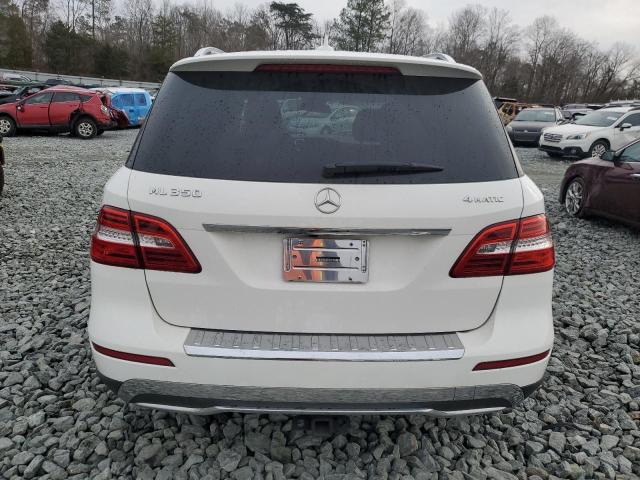 4JGDA5HB3EA285534 - 2014 MERCEDES-BENZ ML 350 4MATIC WHITE photo 6