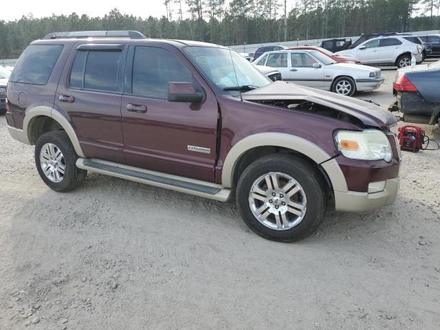 1FMEU64E97UB86820 - 2007 FORD EXPLORER EDDIE BAUER MAROON photo 4