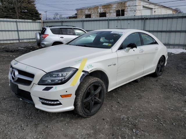 WDDLJ9BB6EA121264 - 2014 MERCEDES-BENZ CLS 550 4MATIC WHITE photo 1