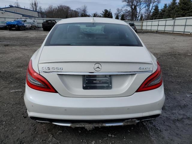 WDDLJ9BB6EA121264 - 2014 MERCEDES-BENZ CLS 550 4MATIC WHITE photo 6