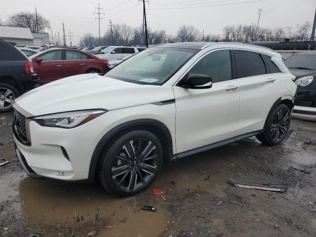 3PCAJ5BB4MF117259 - 2021 INFINITI QX50 LUXE WHITE photo 1