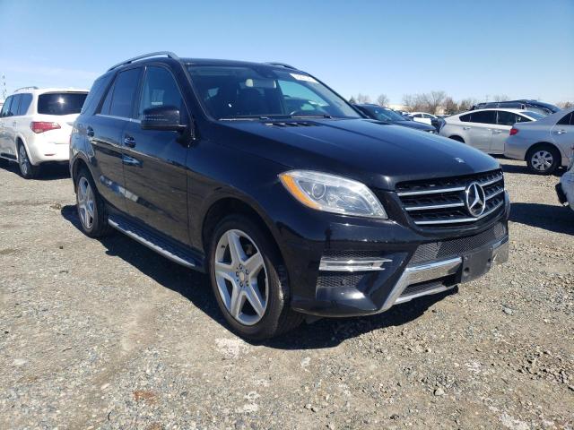 4JGDA5HB9EA310498 - 2014 MERCEDES-BENZ ML 350 4MATIC BLACK photo 4
