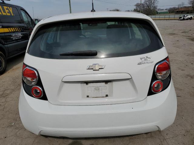 1G1JA6SH1C4142127 - 2012 CHEVROLET SONIC LS WHITE photo 6