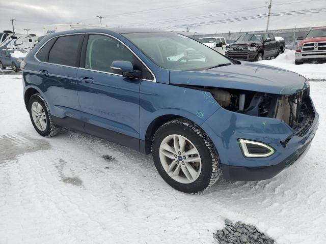 2FMPK4J94JBB08453 - 2018 FORD EDGE SEL BLUE photo 4