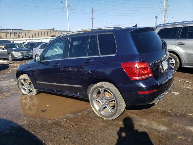 WDCGG0EB6DG082957 - 2013 MERCEDES-BENZ GLK 250 BLUETEC BLUE photo 2