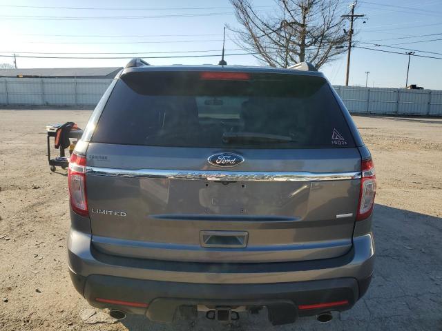 1FM5K8F80DGB13631 - 2013 FORD EXPLORER LIMITED GRAY photo 6