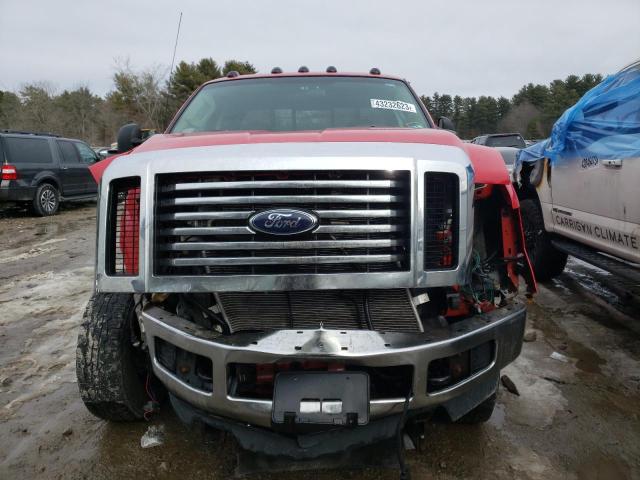 1FTSX215X9EA05796 - 2009 FORD F250 SUPER RED photo 5