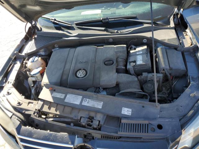 1VWAP7A3XDC029833 - 2013 VOLKSWAGEN PASSAT S GRAY photo 11