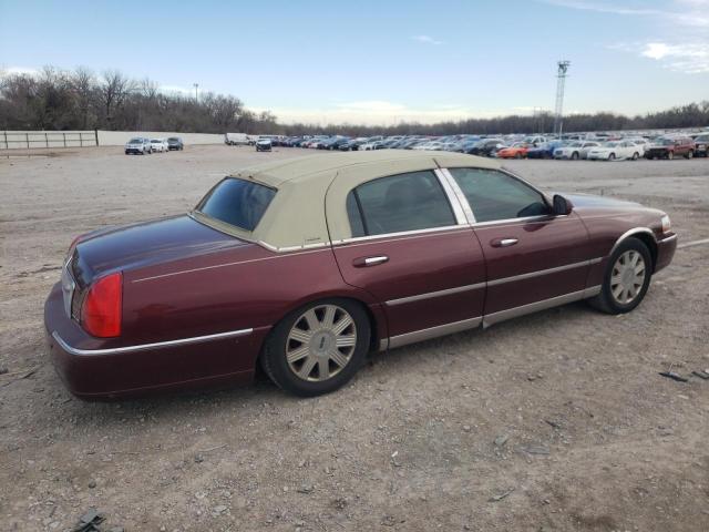 1LNHM83W24Y629090 - 2004 LINCOLN TOWN CAR ULTIMATE RED photo 3