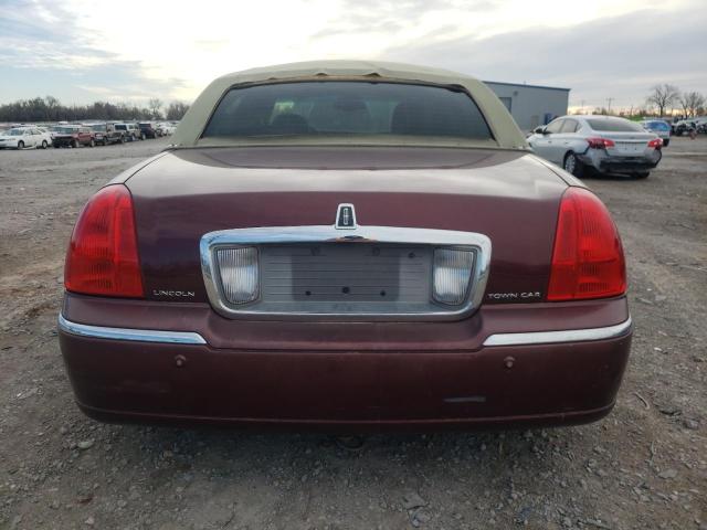 1LNHM83W24Y629090 - 2004 LINCOLN TOWN CAR ULTIMATE RED photo 6