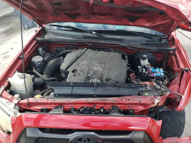 5TFJU4GN4CX022953 - 2012 TOYOTA TACOMA DOUBLE CAB PRERUNNER RED photo 11