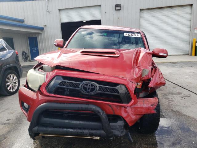 5TFJU4GN4CX022953 - 2012 TOYOTA TACOMA DOUBLE CAB PRERUNNER RED photo 5