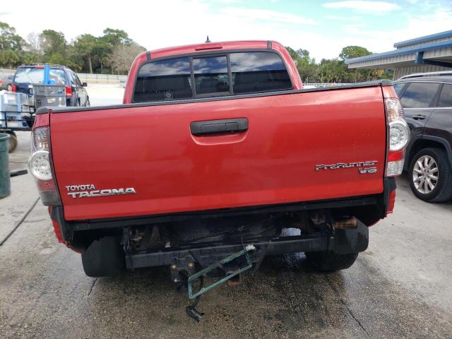 5TFJU4GN4CX022953 - 2012 TOYOTA TACOMA DOUBLE CAB PRERUNNER RED photo 6